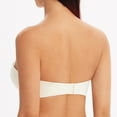 thumbnail image 2 of MELENECA Women's Stay-Put Multiway Wireless Lightly Padded Push Up Strapless Bra Off White 34D, 2 of 6