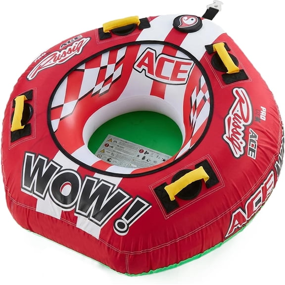 Koorium Inflatable Towable for Boating, 1 Person Tube, 50x48 Inches