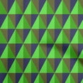 thumbnail image 1 of oneOone Velvet Green Fabric Geometric Fabric For Sewing Printed Craft Fabric By The Yard 58 Inch Wide, 1 of 4