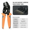 thumbnail image 3 of iCrimp 28-18AWG(0.1-1mm²) Dupont Terminal Crimping Tool SN-025, 3 of 4