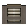 thumbnail image 5 of Atlin Designs 104" Queen Murphy Bed with 2 Storage Cabinets in Bark Gray, 5 of 13