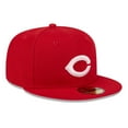 thumbnail image 3 of Men's New Era  Red Cincinnati Reds 2024 Mother's Day On-Field 59FIFTY Fitted Hat, 3 of 5