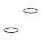 thumbnail image 2 of sweethay Pulseras de tobillo con cuentas de arroz Colorfast Cadenas de tobillo duraderas Tobilleras de niñas elegantes multiusos bohemias uno 2Conjunto, 2 of 6