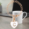 thumbnail image 3 of Lohuatrd Tumbler Letter Charm Love Heart Oil-dripping A-Z Capital Letter Water Cup Mug Handle Identification Decoration Hanging Chain Pendant Tumbler Accessories, 3 of 8