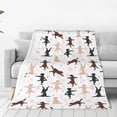 thumbnail image 1 of Balery Yoga Labrador Retriever Manta de Felpa Suave y Acogedora – Cobija de Franela Aterciopelada para Cama, Lavable y Cálida para Sofá, Mascotas, Transpirable-60"x50", 1 of 7