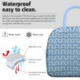 thumbnail image 3 of Lunch Bag Lunch Box for Women Reusable Insulated Lunch Bags,Water-Resistant Blue Hawaiian Sea Turtle Print Cooler Lunch Tote Bag, Large Capacity for Work Travel Picnic, 3 of 6