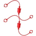 thumbnail image 1 of BRIGHTFUFU Red Plastic Hydraulic Dust Caps Set for Decor with Male and Female Caps, Durable and Lightweight, 1 of 8