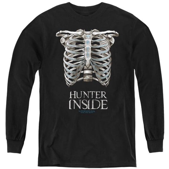 Supernatural - Hunter Inside - Youth Long Sleeve Shirt - X-Large