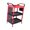 Top Red with Bucket, variant on jinwen 3 Tier Auto Detailing Cart Automotive Accessories Garage Car Rolling Trolley Top Red with Bucket