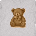 thumbnail image 4 of Inktastic Vintage Teddy Bear with Patch Boys or Girls Long Sleeve Toddler T-Shirt, 4 of 5