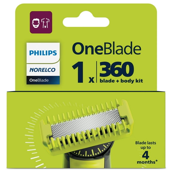 Philips Norelco Oneblade 360 Replacement Blade Body Kit QP614/80
