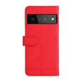 thumbnail image 2 of TECH CIRCLE Wallet Case for Google Pixel 8 Pro 6.7" 2023, Premium PU Leather Slim Fit Cards Holder Cover Hand Wrist Shoulder Strap Stand Case Cover for Google Pixel 8 Pro - Red, 2 of 11