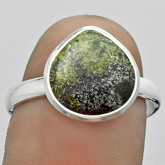 Dragon Blood Stone - South Africa 925 Sterling Silver Ring s.8.5 Jewelry R-1007 SDR180284
