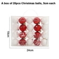 thumbnail image 2 of Christmas Ball Ornaments Decorative Hanging Christmas Ornaments Baubles Set for Xmas Tree, 2 of 5