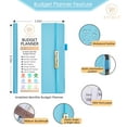 thumbnail image 6 of CTCMSP Blue Financial Years Budget Planner,Leather Monthly Budget Book with Expense Tracker Notebook, 6 of 7