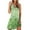 Green, variant on IROINNID Round Neckline Sundress For Women Gorgeous Printing Summer Sleeveless Pullover Dress Comfort Waist Dress