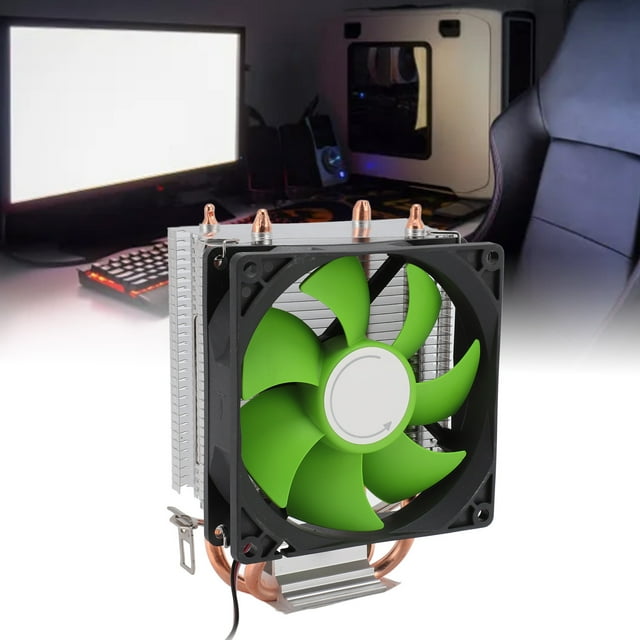Enfriador de cpu, Doble Tomo de Calor 48cfm Ventilador de Rodamiento Hidráulico de Funcionamiento Silencioso para LGA 775 1150 1151, Diseño de Voltaje