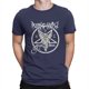 thumbnail image 5 of Camiseta con el logo de la banda, de algodón, vintage, para hombre, cuello redondo, de manga corta, para fiesta, 5 of 7