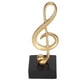 thumbnail image 5 of Estatua de nota musical Escultura Figura Símbolo Adornos Decoración para el escritorio de la oficina en casa, 5 of 9