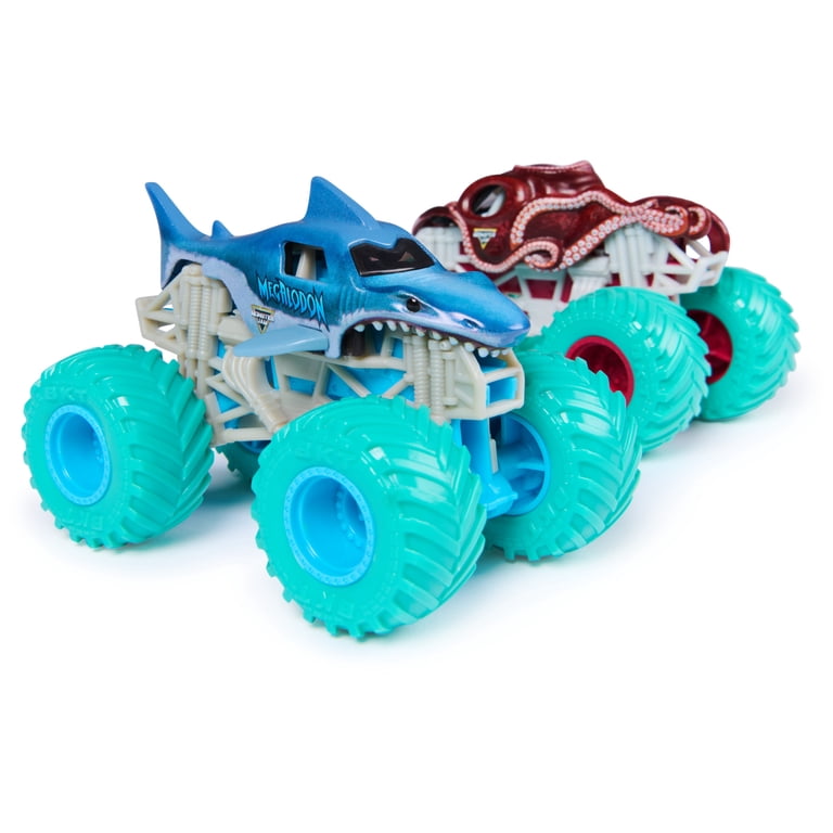 Monster Jam, Megalodon Vs. Octon8r Die-Cast Monster Trucks, 1:64