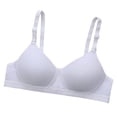 thumbnail image 3 of Bigetiay Gentle Lightweight Wireless Bra for Young Girls Junior High To High School Comfort Seamless Cup Care Breathable Everyday Wear, Size 12-14 Years, 3 of 6