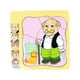 thumbnail image 1 of Rompecabezas de madera para niños pequeños, preescolar, educativo y de aprendizaje. Hombres, 1 of 9