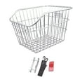 thumbnail image 4 of Cesta trasera para bicicleta, cesta para ciclismo, duradera, de gran capacidad, cesta para bicicleta, estante de carga para senderismo, bicicletas, 4 of 8