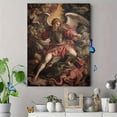 thumbnail image 4 of Qisvanset 12x16 Inch Dapper Cat Portrait Canvas Print Wall Art, 4 of 5
