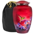 thumbnail image 1 of Urna Trupoint Memorials con forma de colibrí rojo grande, 25 x 18 cm, 1 of 6