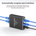 thumbnail image 3 of Ethernet Splitter, USB C 5V1A Aluminum Alloy Internet Splitter Stable Transmission  for Cat 6 7 8 Cable, 3 of 7
