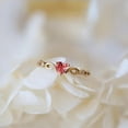 thumbnail image 2 of PERITANG Modern Engagement Cocktail For Women Gift for Wife Sparkling Lightweight CZ AAA Zircon Ring Perfect Present Gift Box Included, 2 of 9