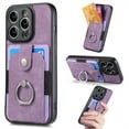 thumbnail image 1 of Jiahe Cover for iPhone XS Max, Wallet Case with Built-in 360°Rotation Ring Stand,Anti-Drop Shockproof Credit Card Slots Lens Protector Cover,Support Magnetic Car Mount,, purple, 1 of 8