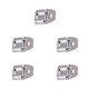 thumbnail image 2 of Prensatelas con cremallera invisible Bewildely 2 piezas Metal Plata 2,5 x 1,6 x 0,8 cm, 2 of 3