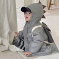 thumbnail image 2 of XIMIN Toddler Girls Puffer Padded Jackets Water-Resistant Fleece Lined Ripstop Puffer Jacket Zip Up Lightweight Thicken Fleece Lined Warm Winter Coats, 2 of 9