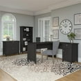 thumbnail image 2 of Scranton & Co Furniture Salinas L Shaped Desk with Storage Set in Vintage Black, 2 of 7