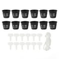 thumbnail image 1 of 12PCS Water Planting Baskets Mesh Net Plant Pots Plastic Soilless Cultivation Cups with Cotton Rope, 1 of 10