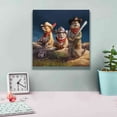 thumbnail image 4 of Epic Graffiti 'Amarillo Sod Poodles' by Lucia Heffernan, Canvas Wall Art, 12"x12", 4 of 8