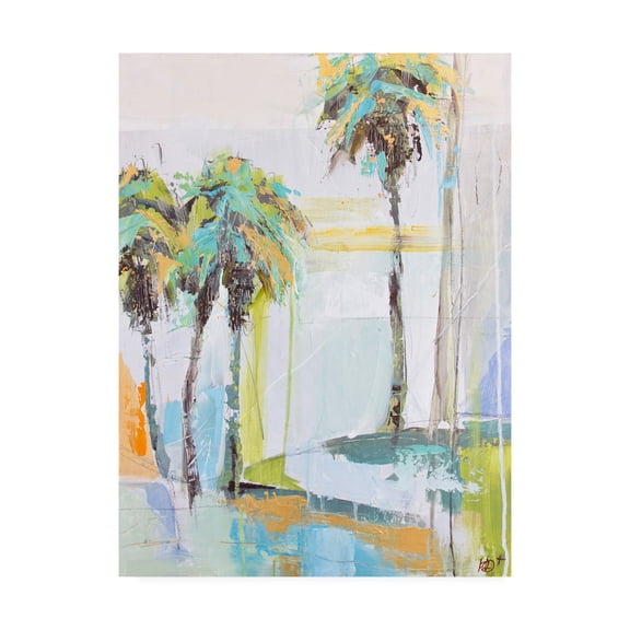Trademark Fine Art 'Palm One' Canvas Art by Kym De Los Reyes