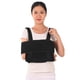 thumbnail image 1 of 1 Uds. Inmovilizador de hombro con cabestrillo de brazo negro, soporte de hombro transpirable cómodo ajustable con inmovilizador de brazo y hombro, 1 of 5