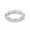 Silver, variant on Elegant Cross Moissanite Ring in Silver Size 7 for Women Unique Design