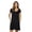 Black, variant on Just Love Modal Trapeze Dress / Dresses for Women (Black, Medium)
