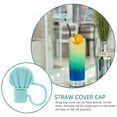 thumbnail image 3 of TABLZONE Sky Silicone Straw Plugs Reusable Silicone Straw Accessories for Drinking Straws, 3 of 5