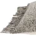 thumbnail image 3 of Surya Faroe FAO-007 18x18" Square Cottage Wool Pillow Kit in Beige/Charcoal, 3 of 5