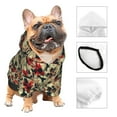 thumbnail image 3 of Salouo Skulls1 Pattern Small Dog Hoodie Sweatshirts Dog Clothes Coat Clothing Puppy Sweater Outfit Pullover Pet Winter Coat Sweater Outfit-X-Small, 3 of 7