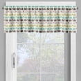 thumbnail image 4 of Ambesonne Cartoon Valance & Curtain, Elephants Love Adornment, 55"x45", Multicolor, 4 of 7