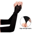 thumbnail image 3 of Guantes de satén con codo largo, elásticos de 21 pulgadas, guantes de ópera de los años 20, guantes de baile para mujer para fiestas de noche, 3 of 5