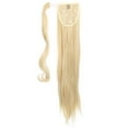 thumbnail image 4 of Straight Long Ponytail Extension Wrap Around Synthetic Hair Piece Pony Tail Hair Extension, 4 of 4