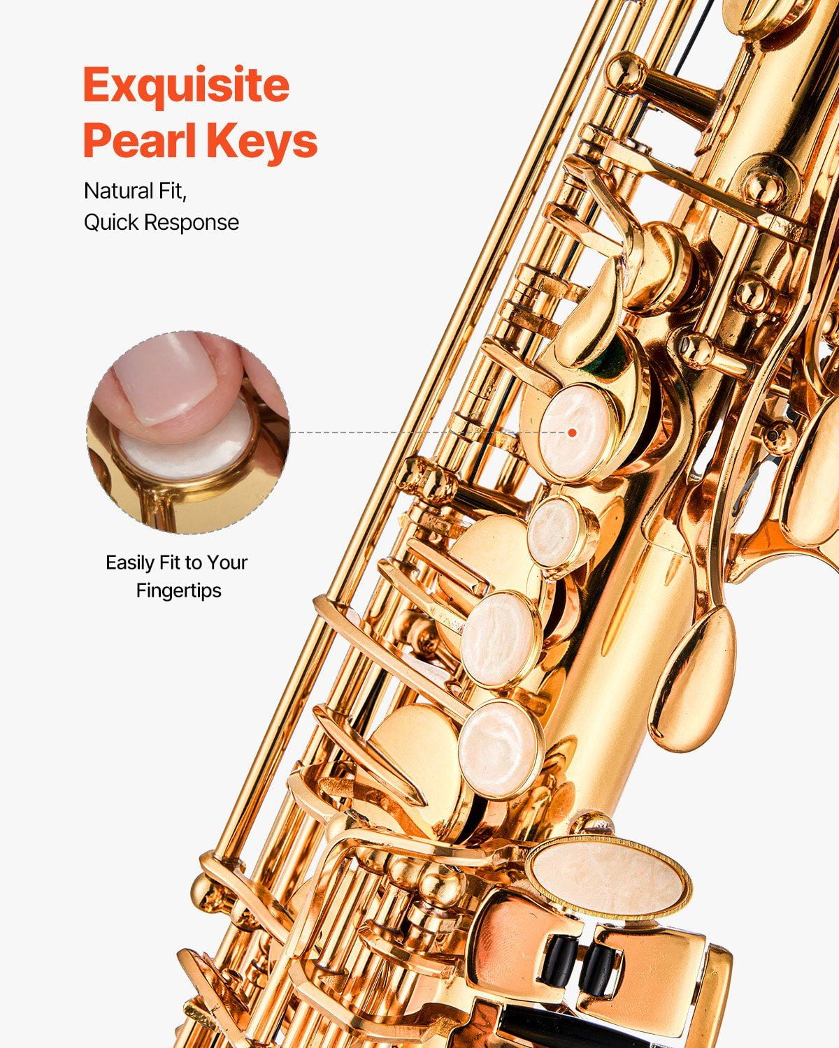 23 Key Gold Alto Saxophone E Flat Beginner Kit with Carrying Case Mouthpiece Straps Cleaning Cloth Gloves Grease Neck Strap for Students