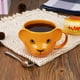 thumbnail image 5 of Taza de café de cerámica bonita de 470 ml de ToCooto Lion, color amarillo, 5 of 8