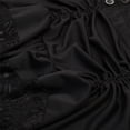 thumbnail image 4 of DHFJKG Gothic Midi Skirts For Women Lace Trim Ruched High-Low Retro Punk Streetwear High Waisted Skirts Stylish Skirt, 4 of 7